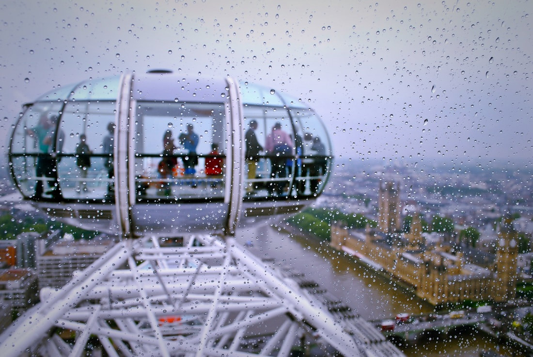 Photo of London Eye on a rainy day (Digital)